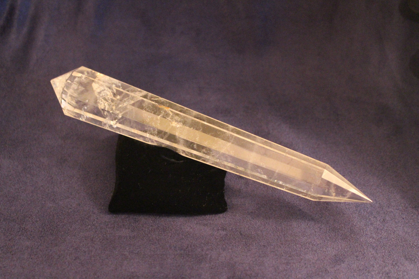 Marcel Vogel Quartz Crystal Healing Tool Wand – RARE – 12 Sides; 12.3 oz, 370 gm
