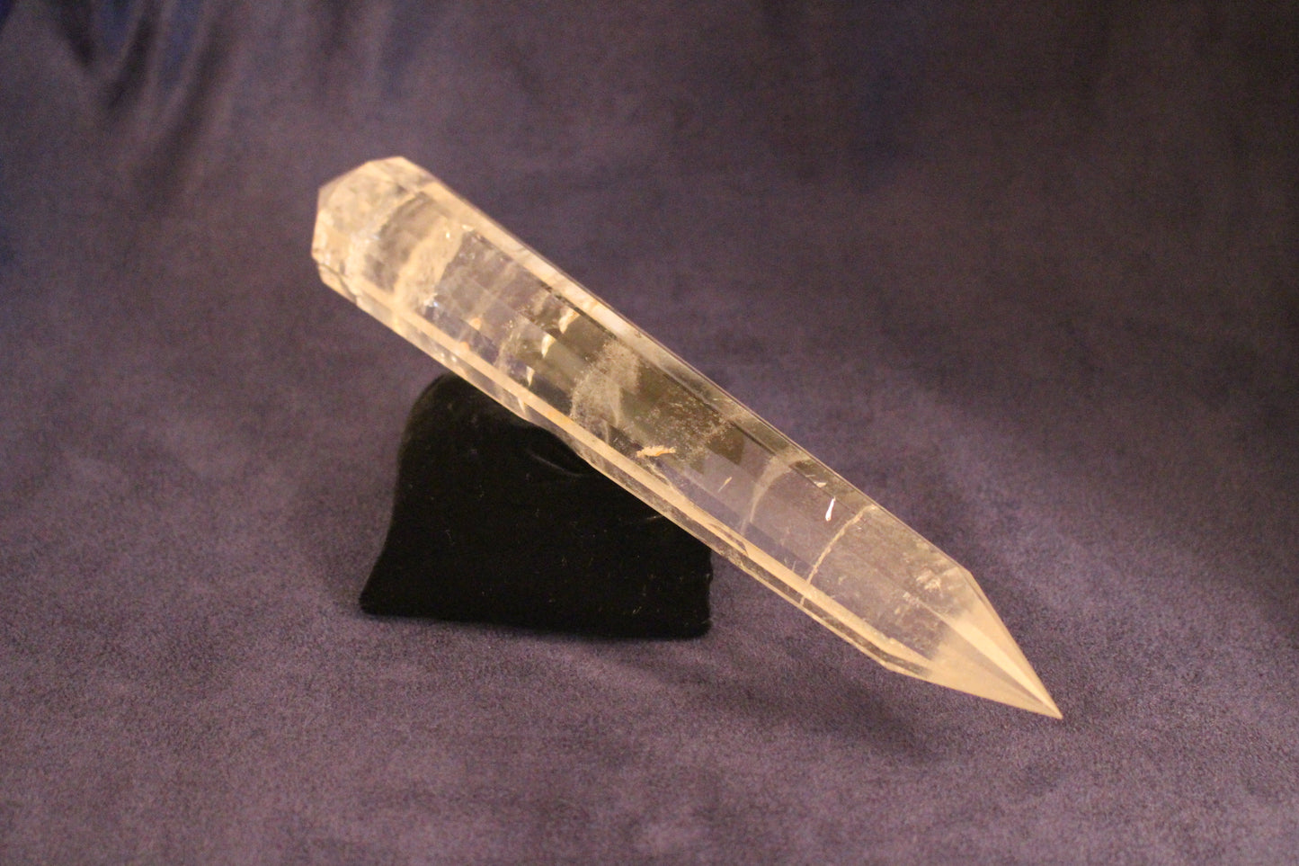 Marcel Vogel Quartz Crystal Healing Tool Wand – RARE – 12 Sides; 12.3 oz, 370 gm