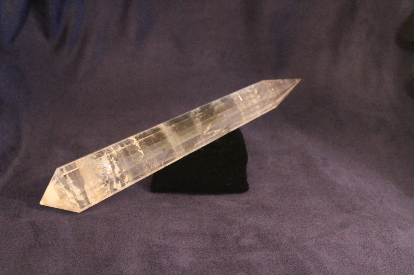 Marcel Vogel Quartz Crystal Healing Tool Wand – RARE – 12 Sides; 12.3 oz, 370 gm