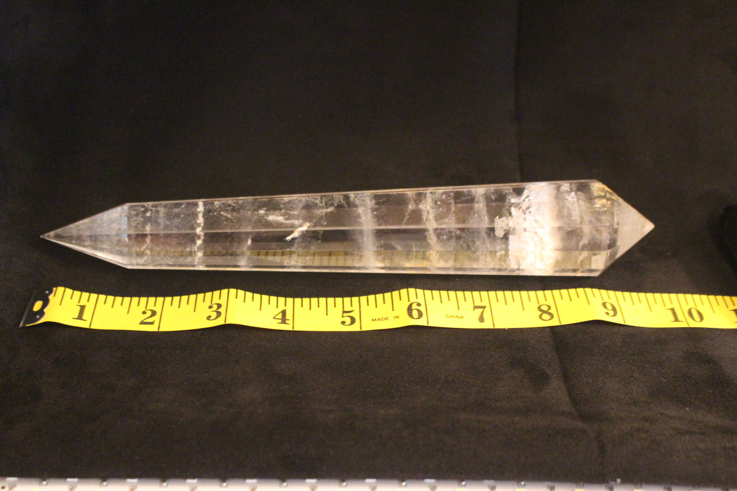 Marcel Vogel Quartz Crystal Healing Tool Wand – RARE – 12 Sides; 12.3 oz, 370 gm